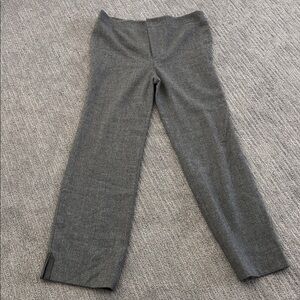 Gray Wool Blend Trousers